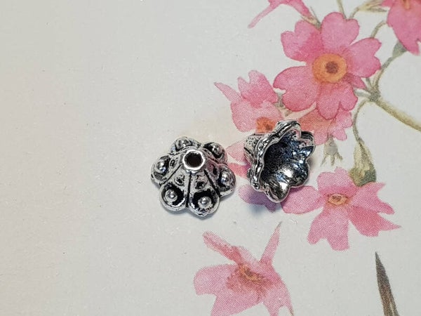 Kapjes 16mm zilverkleurig