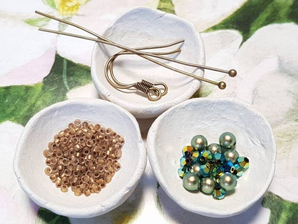 Pakketjes mini Swarovski bollen oorbellen 04