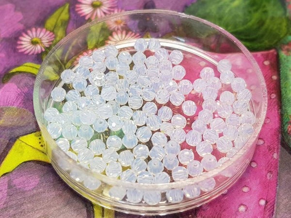 Swarovski Rond Milky Wh 3mm/125 st