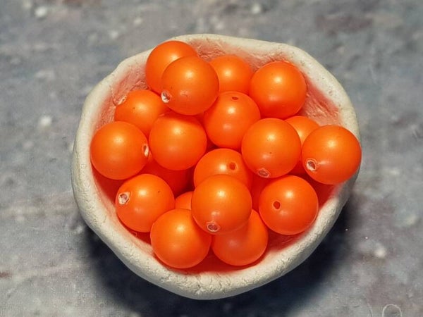21. Swarovski Pearl 6mm Neon Orange/ 50 st
