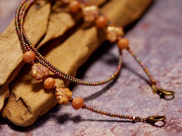 DIY Mondmasker ketting pakketjes met Mat Donutkralen en blaadjes