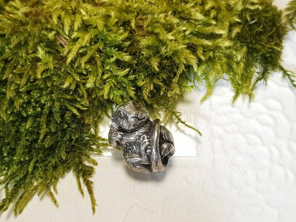 Green Girl Studios Mouse Bead 1,50cm x 2,20cm