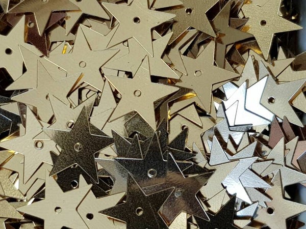 Pailletten Ster 12mm Goud 4 gr