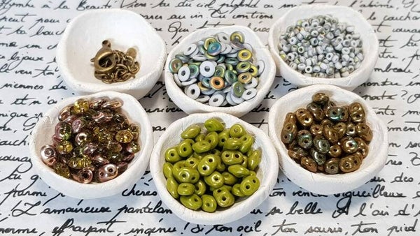 Pakketjes Sylviane halsketting  Groen