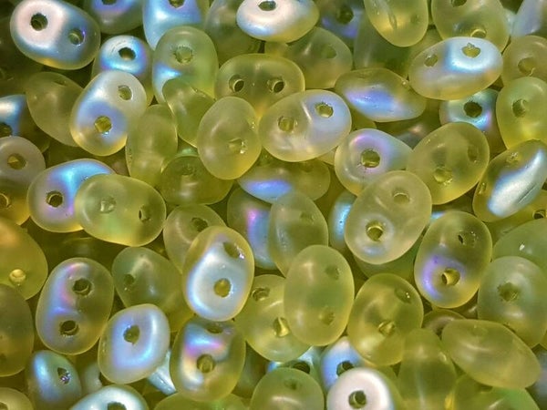 SuperDuo Olivine Vitrail 00025390/ 10gr