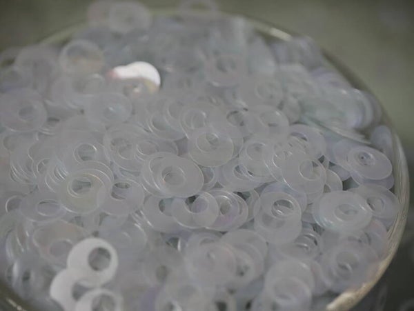 Sequins round 8mm / Tr soft Bleu #280