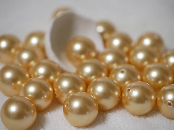 02. 5810 Swarovski Pearl GOLD 14mm