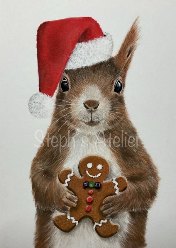 Christmas squirrel  /  Kersteekhoorn