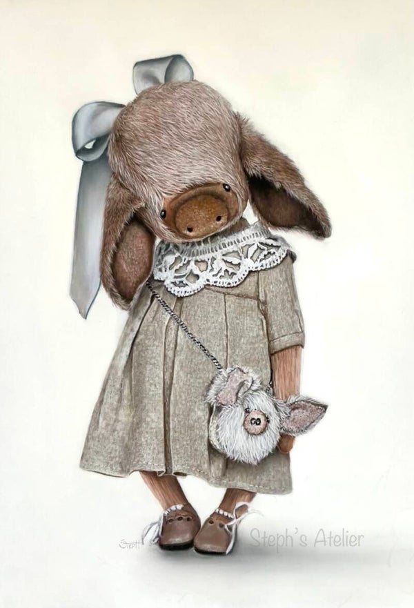 Canvas “Miss Piglet”