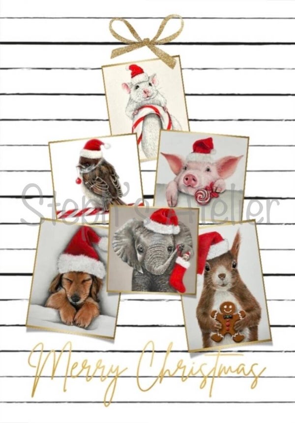 Christmas 6 friends   size A6