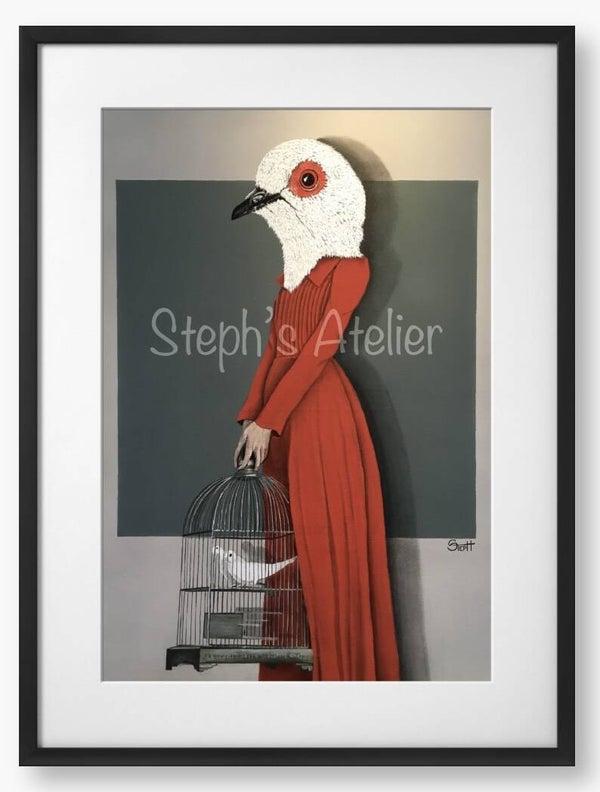 Ingelijste afbeelding “Padova” met passe-partout