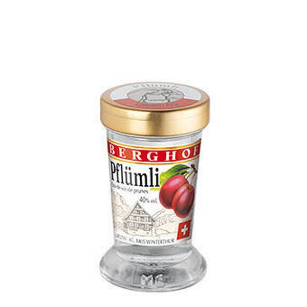 Pflümli Berghof 2cl VE:  12 Flaschen x 1,89  CHF