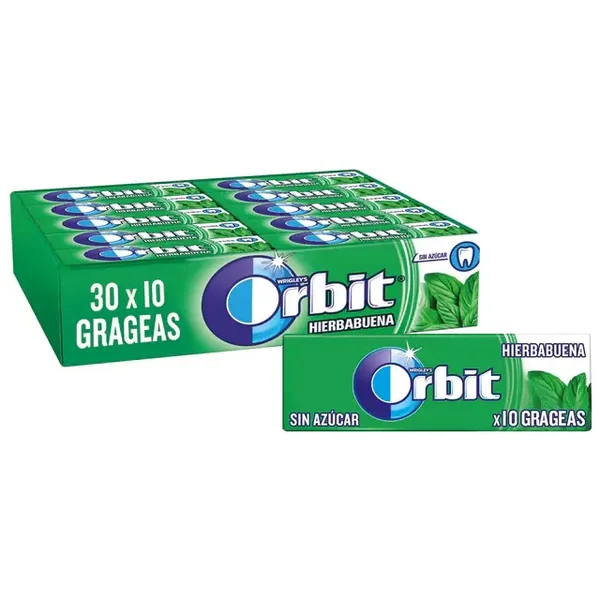 Orbit Dragee Single 14g, Spearmint 30 x 0.79 CHF