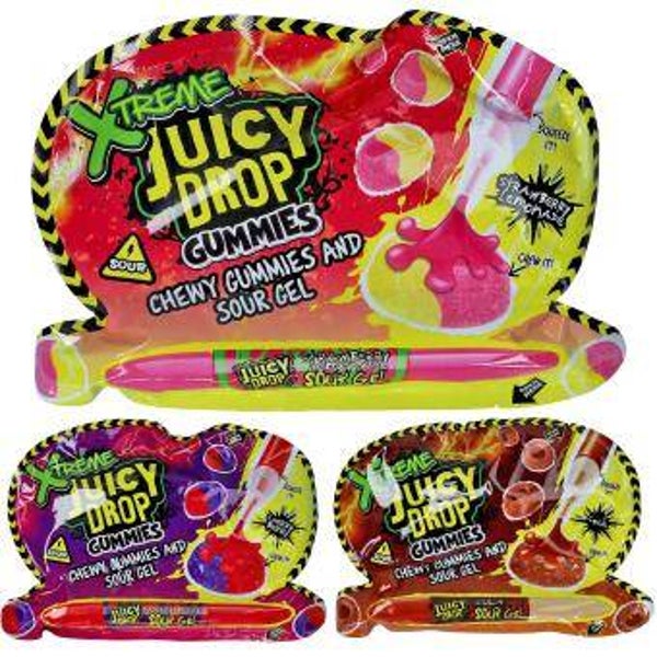 Bazooka Juicy Drop Xtreme Gummies 57g Ve: 12 x  2.65 CHF
