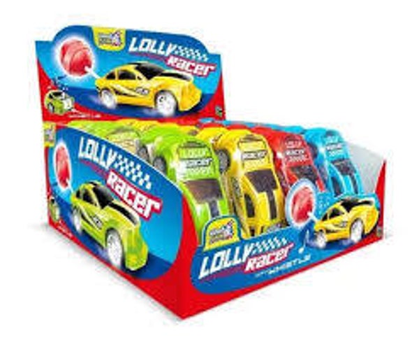Display Lolly Racer Lolly im Klapp-Auto mit Pfeife 24 Stück x 0.89 CHF