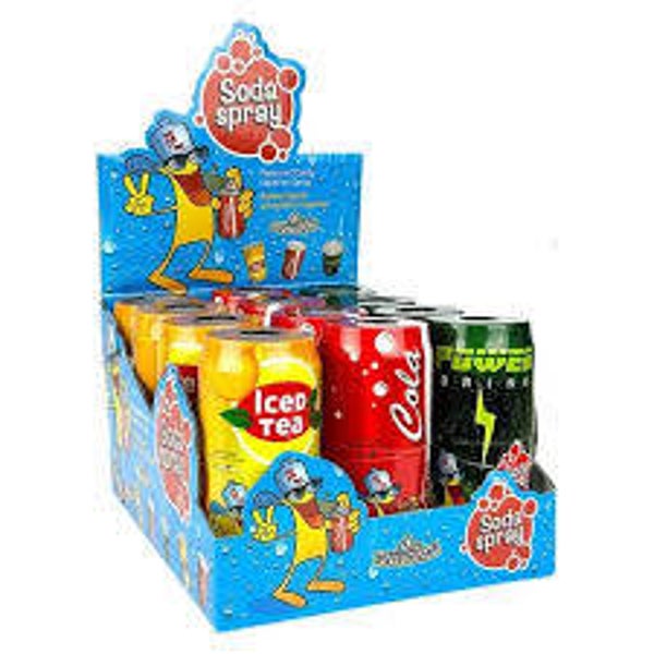 Display Komplett Funny Candy Soda Spray 12 x Sprays x 1.50 CHF