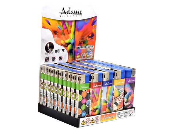 Elektrofeuerzeuge "COLORFUL", 5-fach sortiert Ve: 50 x 0.39 CHF