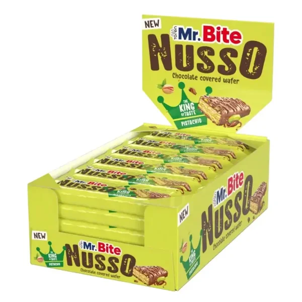 Toren Mr. Bite Nusso Pistazie 35g Ve : 24 x  0,85 CHF