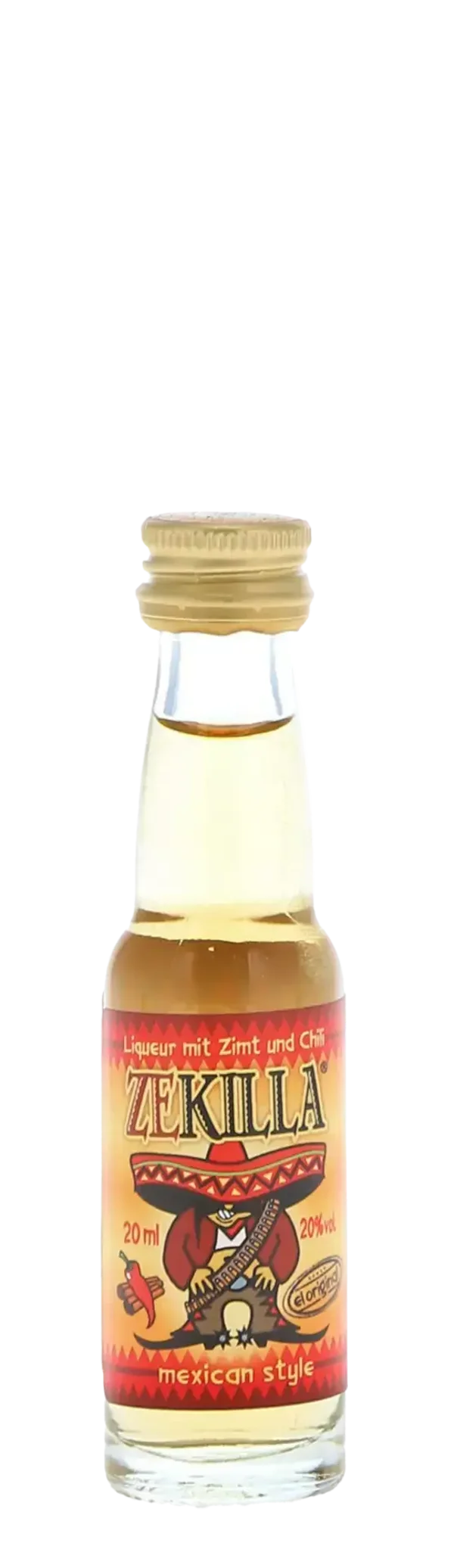 Zekilla Tequila mit Chili 2cl  Zimtlikör VE:  25 x 2.75 CHF