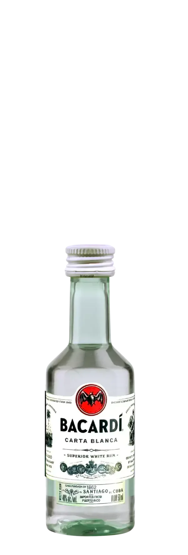Bacardi Carta Blanca EU Rum 40° 5cl Ve: 10 x 2.99 CHF