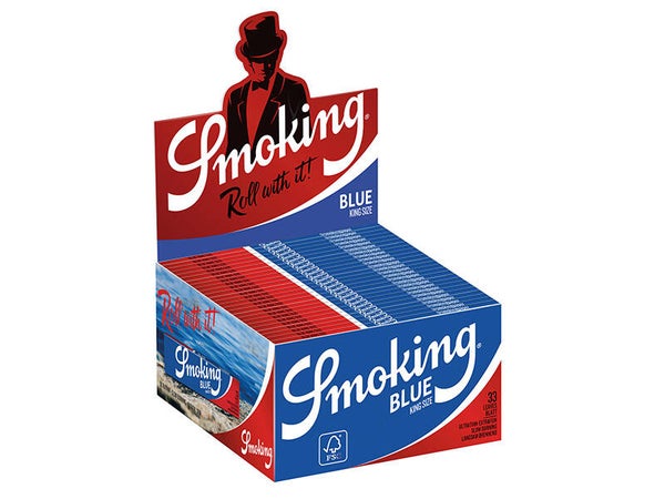 Smoking King Size Blue 50 Hefte je 33 Blatt