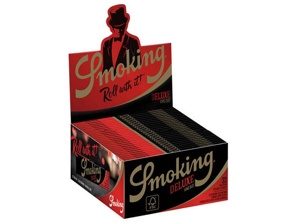 Smoking King Size Deluxe 50 Hefte je 33 Blatt Ve : 50 x 0,50 CHF
