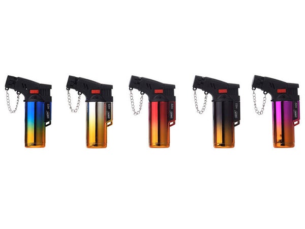 Sturmfeuerzeuge "Anodized" Jet-Flame, 5-fach sortiert Ve : 20 x 1,69 CHF