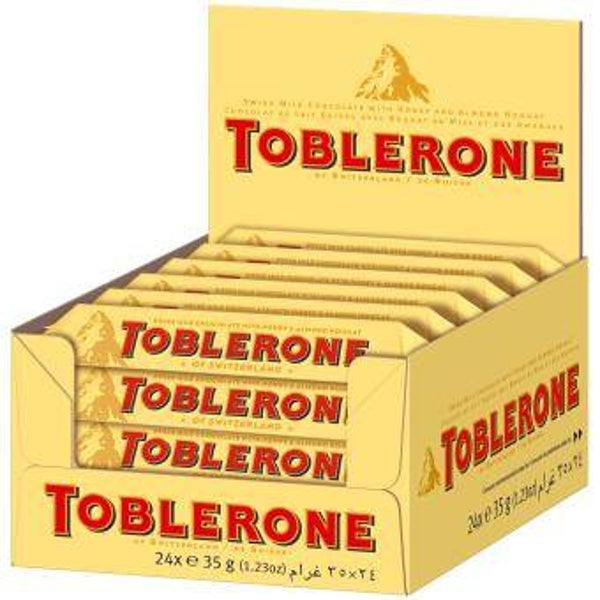 Toblerone 35g Ve : 24 x 1.19 CHF
