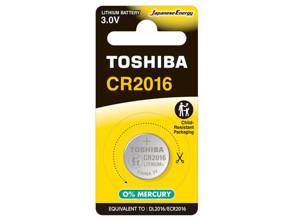 Toshiba CR2016 Batterie; Knopfzelle; Ve : 10 x 1.95 CHF