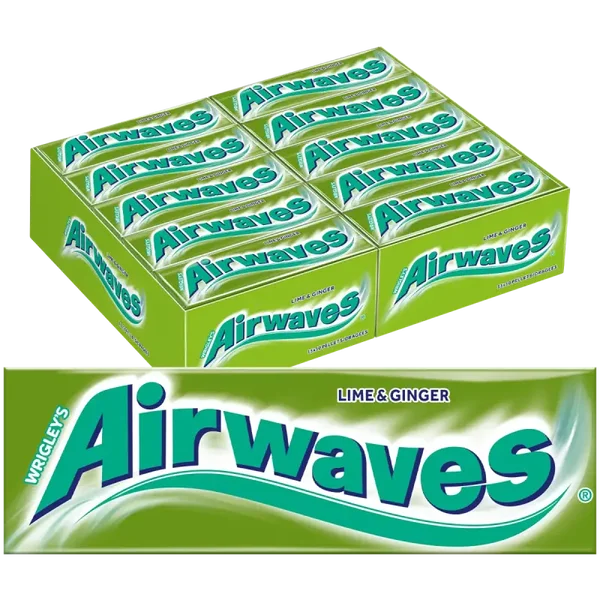Wrigley Airwaves Lime & Ginger Kaugummi 10 Dragees Ve: 30 x 0.89 CHF