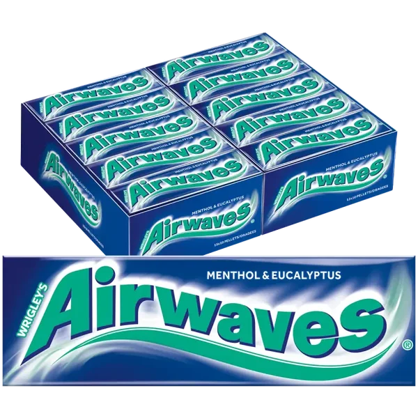 Wrigley Airwaves Menthol & Eukalyptus Kaugummi 10 Dragees Ve:30 x 0.89 CHF