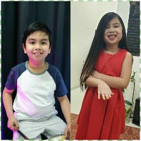 the boy as zio and the girl as lusi