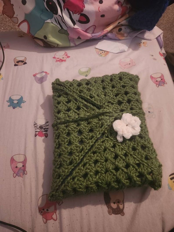 Bible Crochet book sleeve