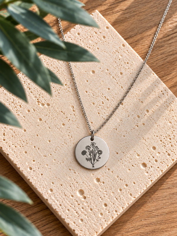 Geboortebloem ketting