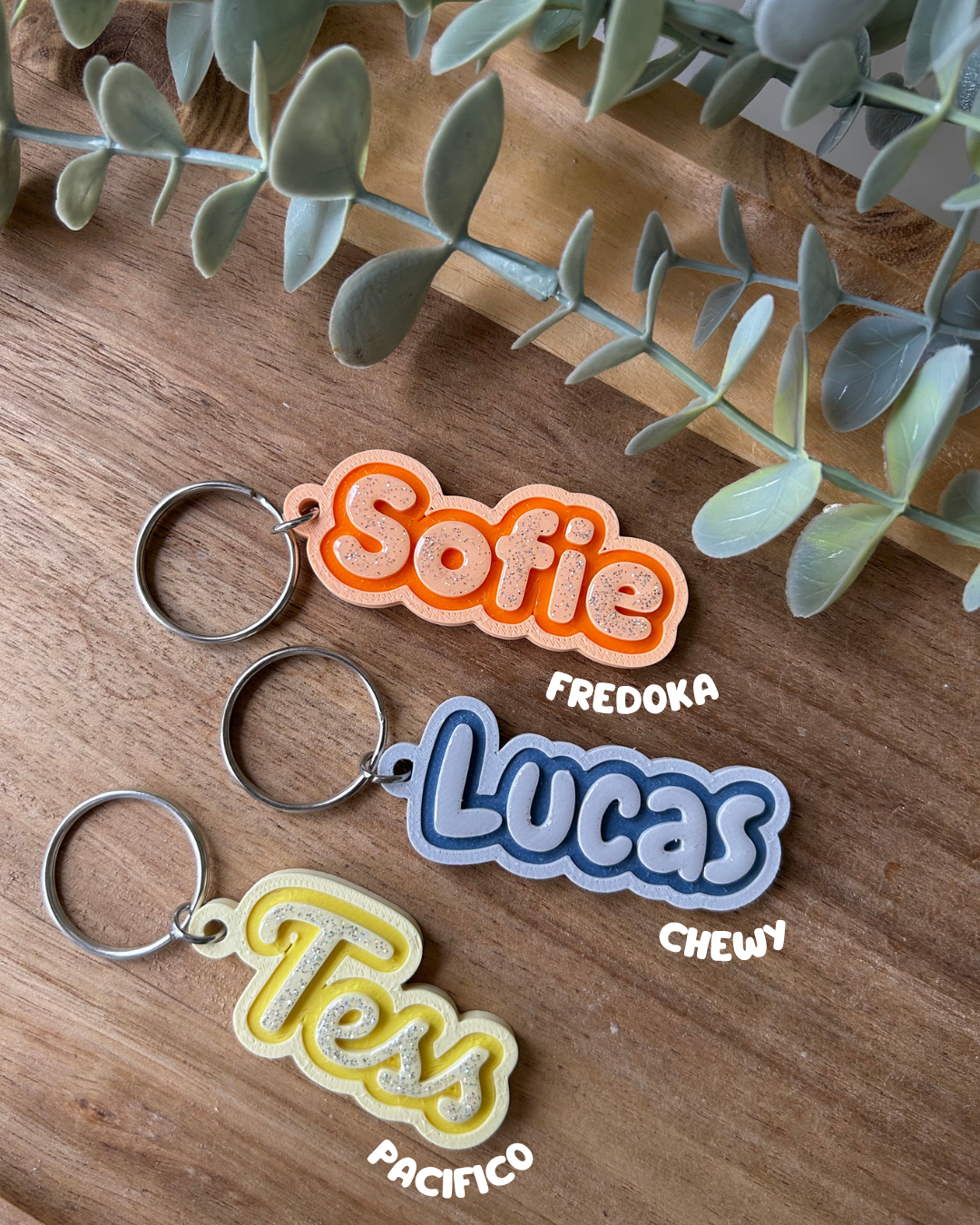Naam sleutelhanger