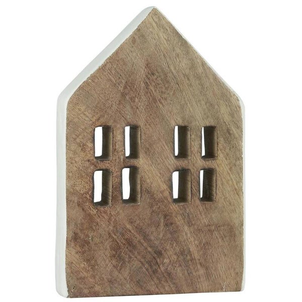 Haus stehend mit 8 Fenstern weisse Seiten