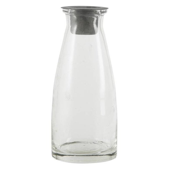Flasche mit losem Kerzeneinsatz für Stabkerze