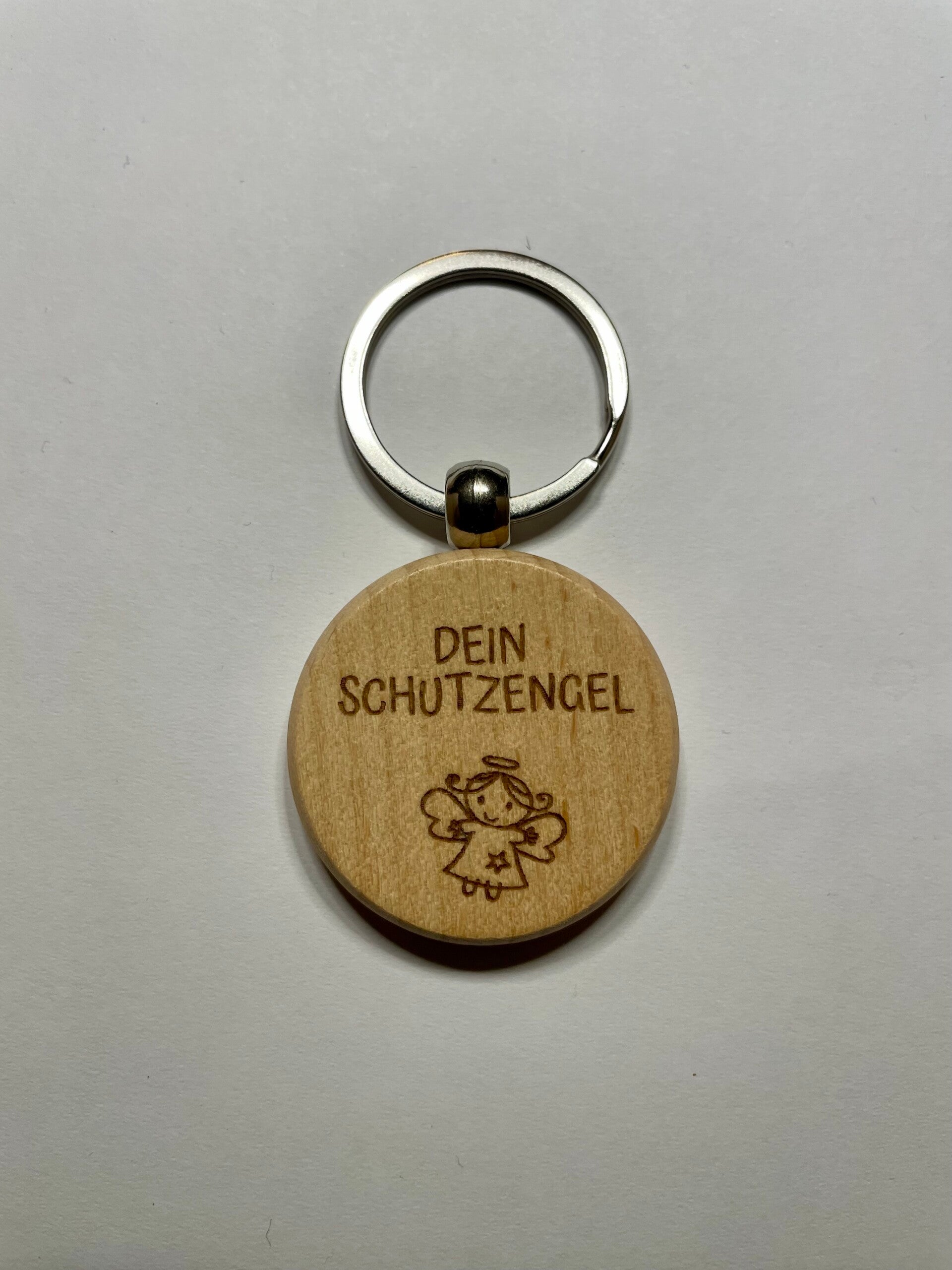 Schlüsselanhänger rund Graviert