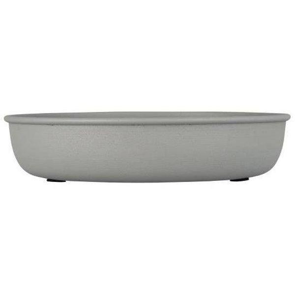 Metallschale gross Grau NON FOOD