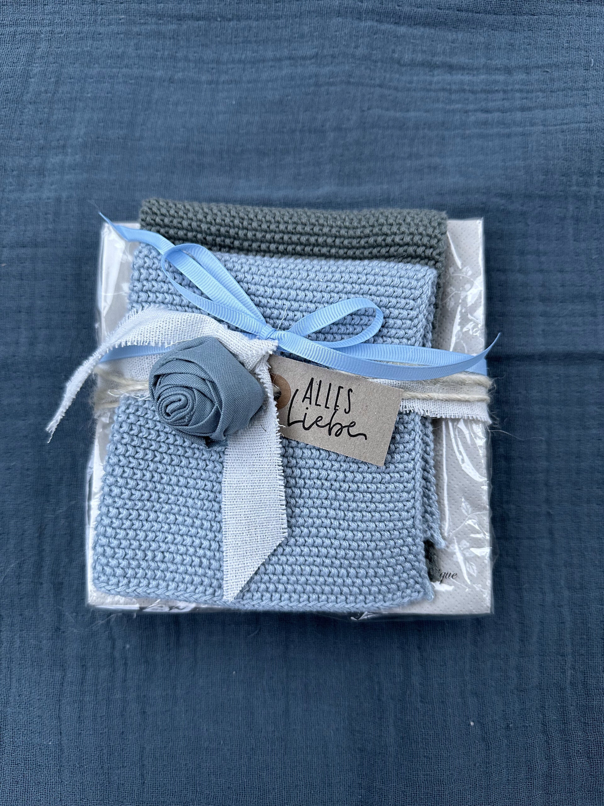 Geschenkset Nordic Sky/Moosgrün