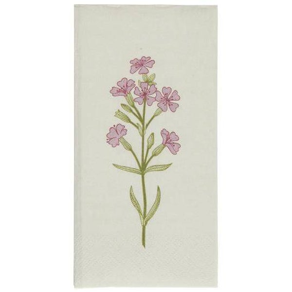 Serviette Flora hellrosa Blume