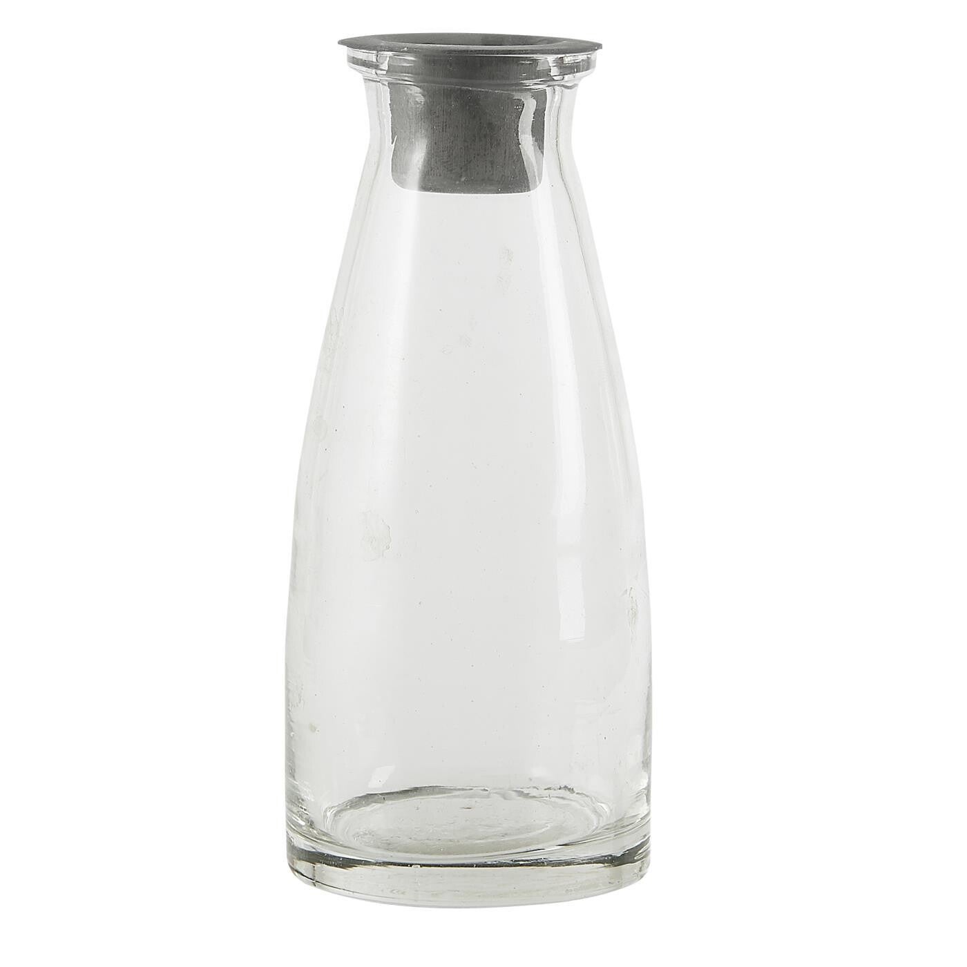 Flasche mit losem Kerzeneinsatz für Stabkerze