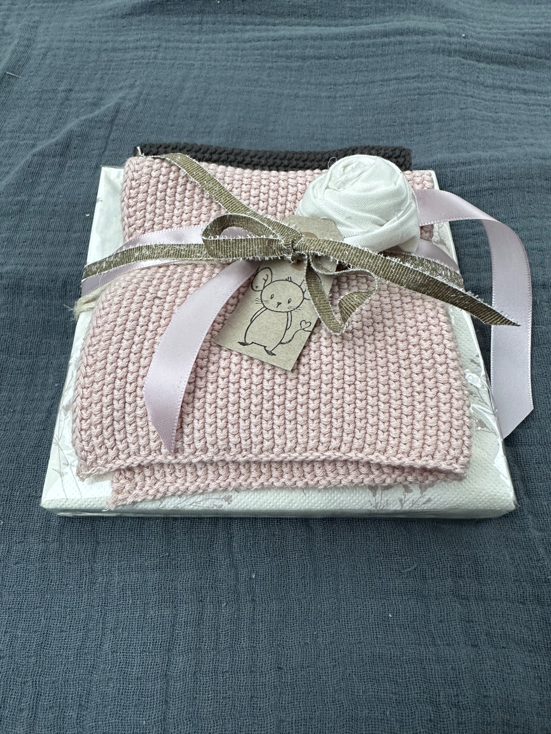 Geschenkset English Rose/Thunder Grey