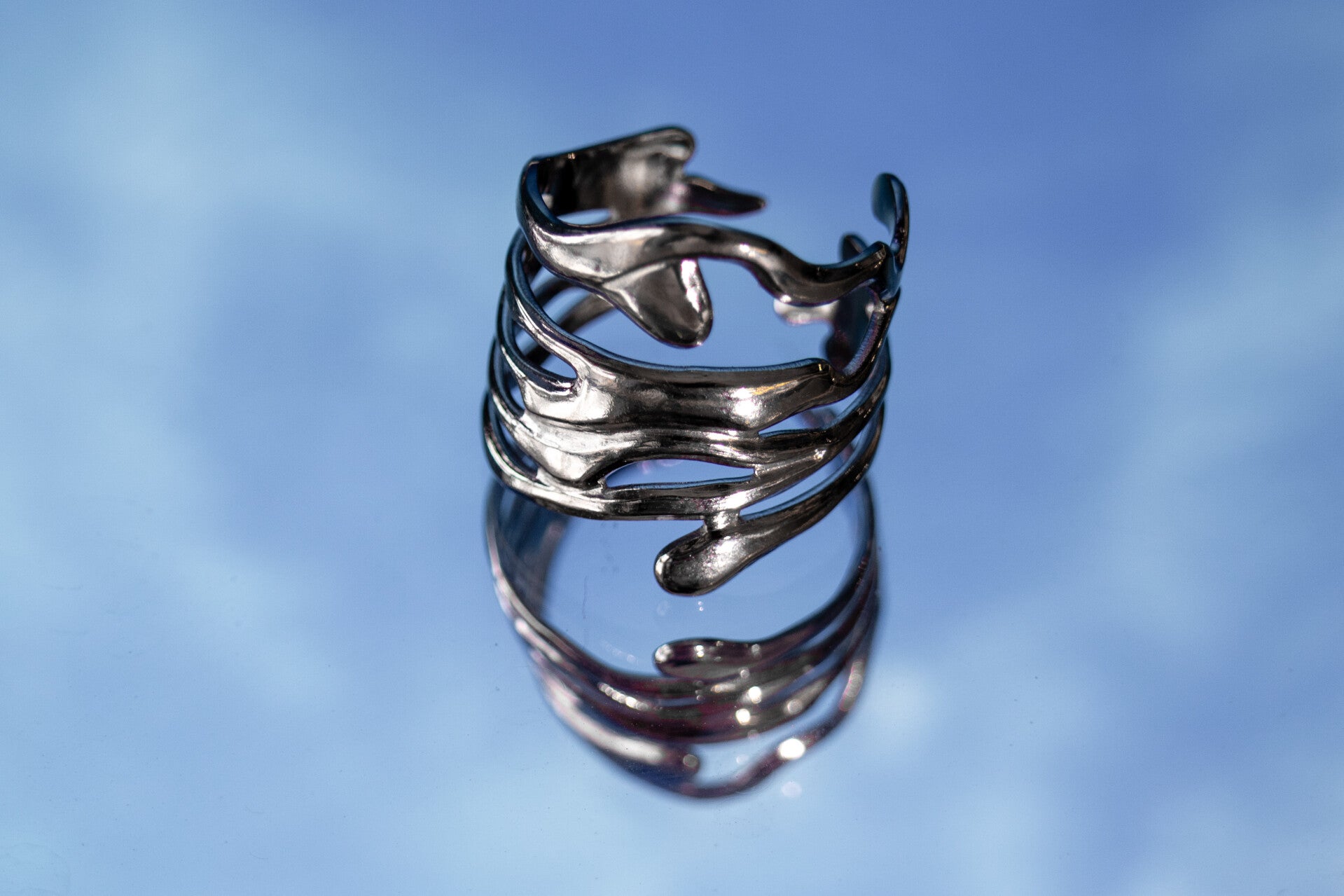 Ocean ring silver