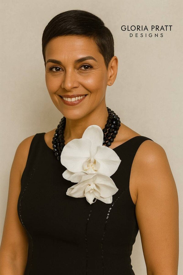 "Orchid Eclipse" Limited-Edition Statement Necklace