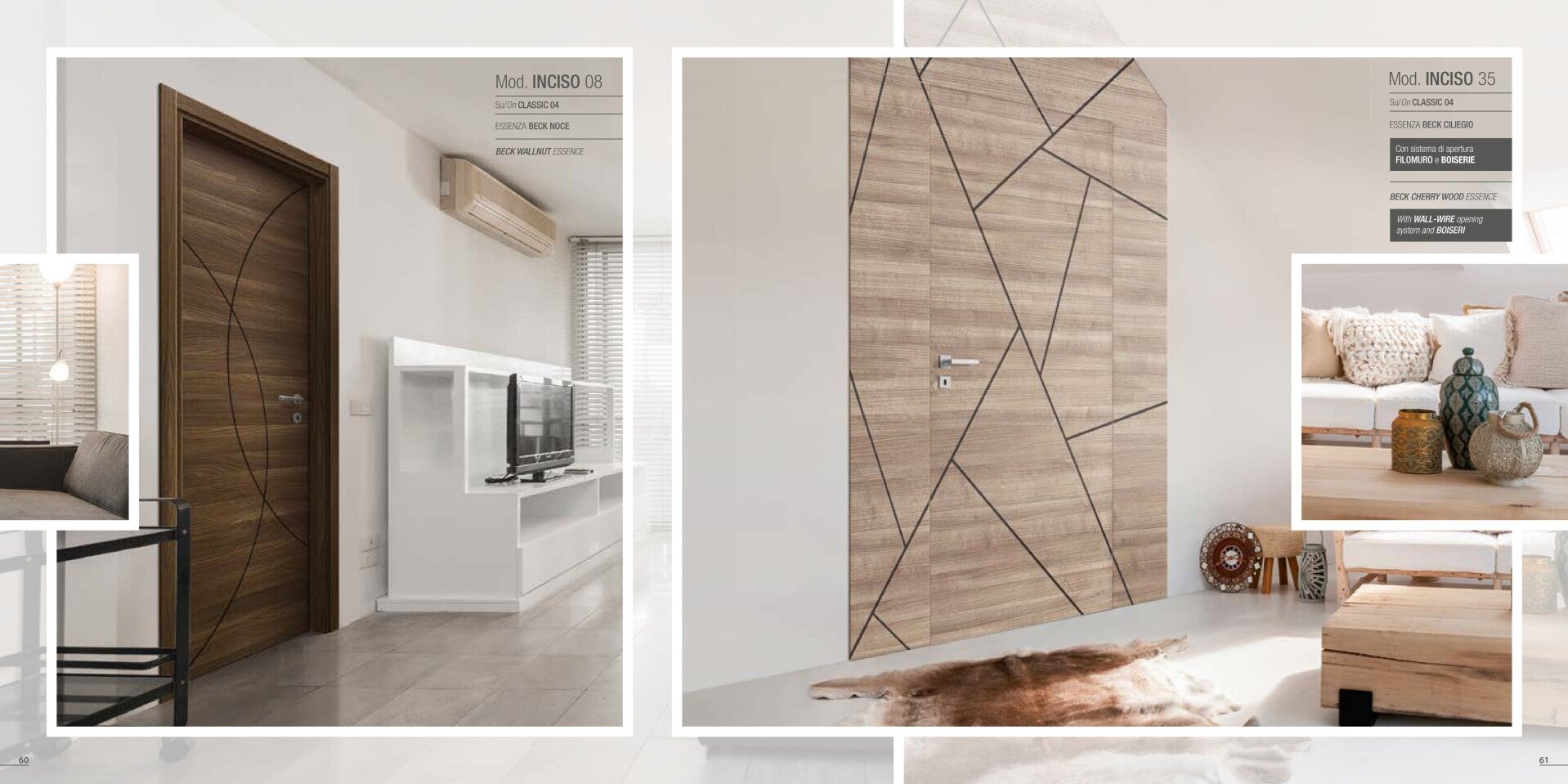 alt="Porta in laminato con apertura scorrevole a scomparsa"