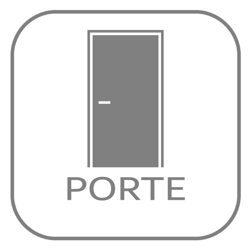 alt sezione porte laccata laminato legno e vetro