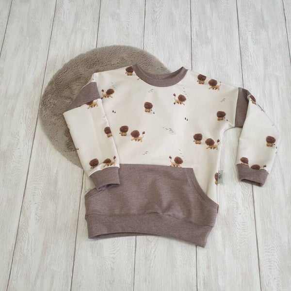 Sweatshirt Löwe Gr. 104