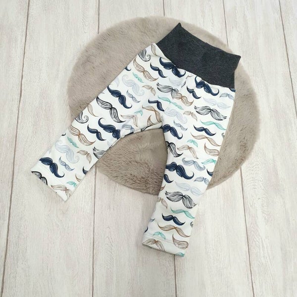 Kuschlige Leggins - Bärte Gr. 74