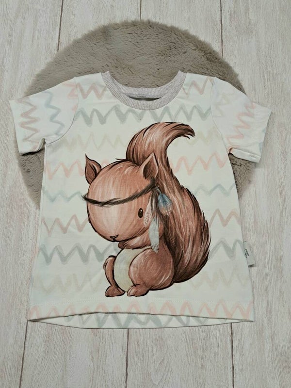 Basic Shirt Eichhörnchen Gr. 86